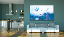 Load image into Gallery viewer, Delicate Blue Flowers Bathroom Bedroom Large Canvas Wall Art Picture Print
