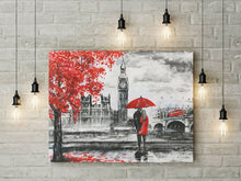 Load image into Gallery viewer, Big Ben Love Couple Oil Painting London Luxury Canvas Wall Art Picture Print
