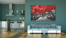 Load image into Gallery viewer, Red Trees in Central Park New York Large Luxury Canvas Wall Art Picture Print
